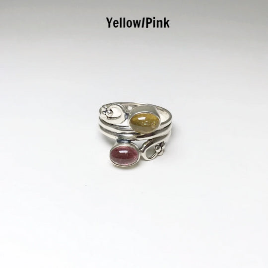 Mixed Tourmaline Ring