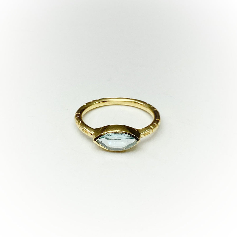 Blue Topaz Ring