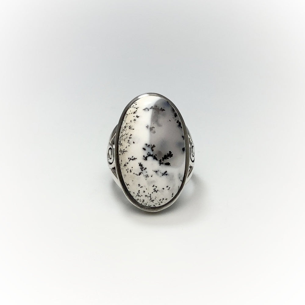 Dendritic Opal Ring