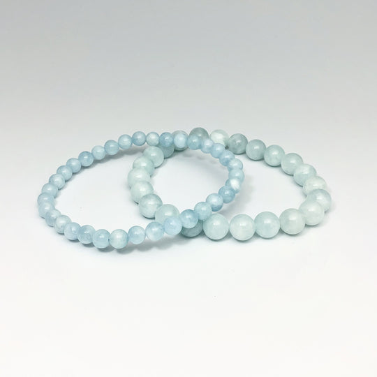 Aquamarine Beaded Bracelet