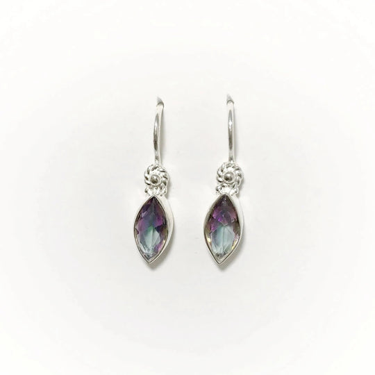 Mystic Topaz Dangle Earrings