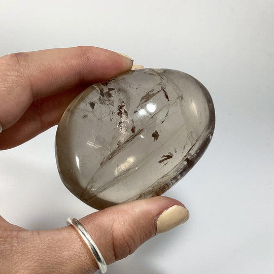 Smoky Quartz with Hematoid Inclusions Tumble