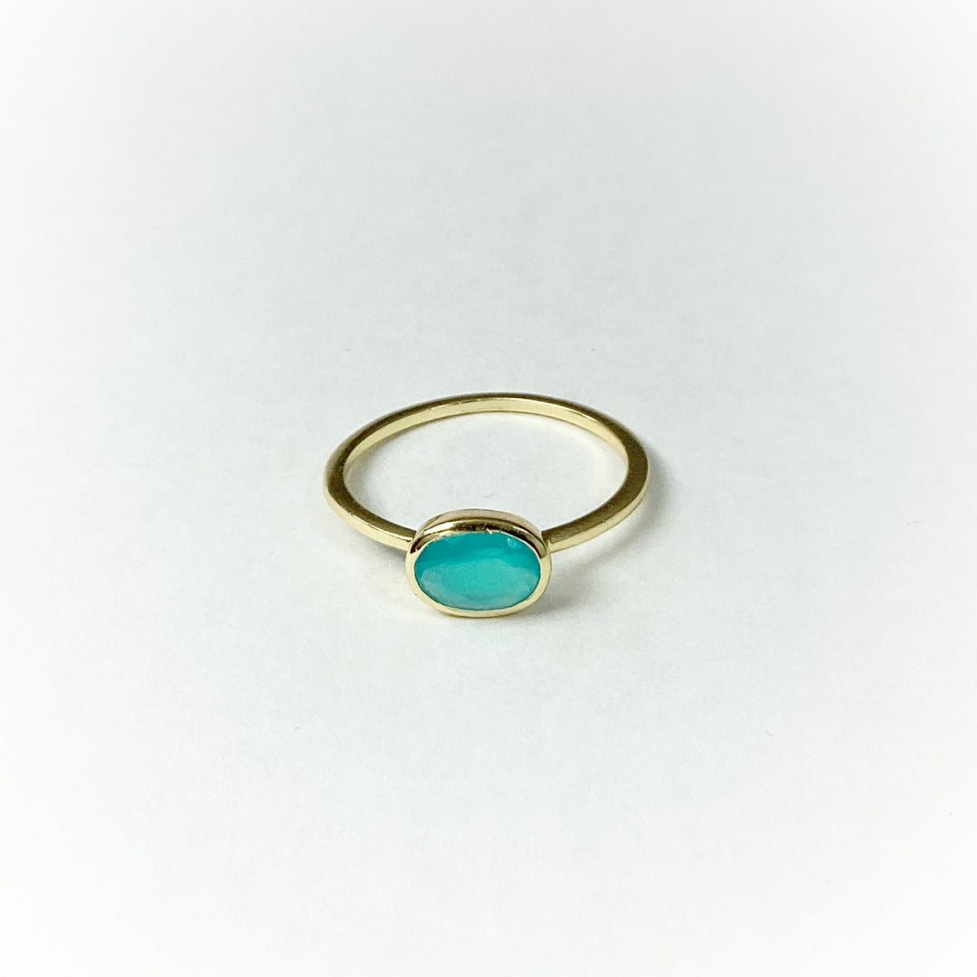 Blue Onyx Ring