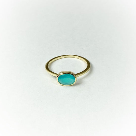 Blue Onyx Ring