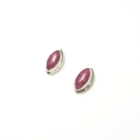 Rhodonite Stud Earrings