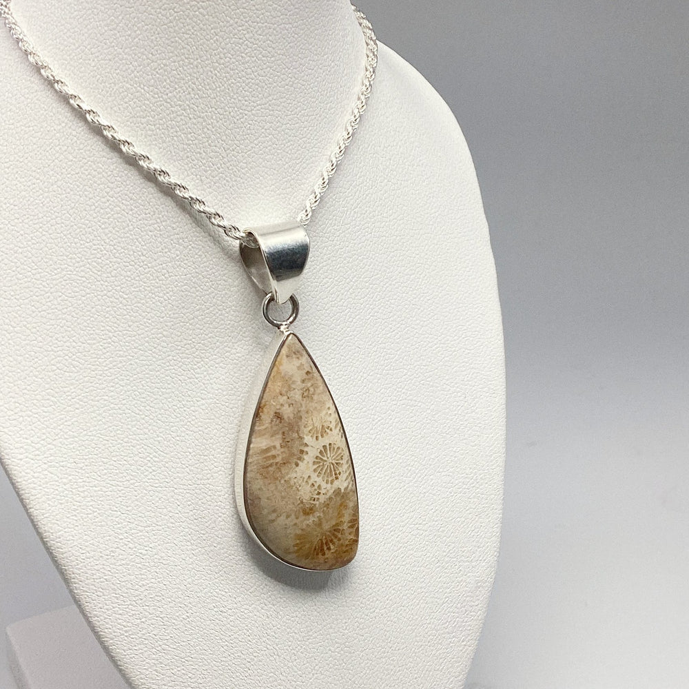 Fossilized Coral Pendant