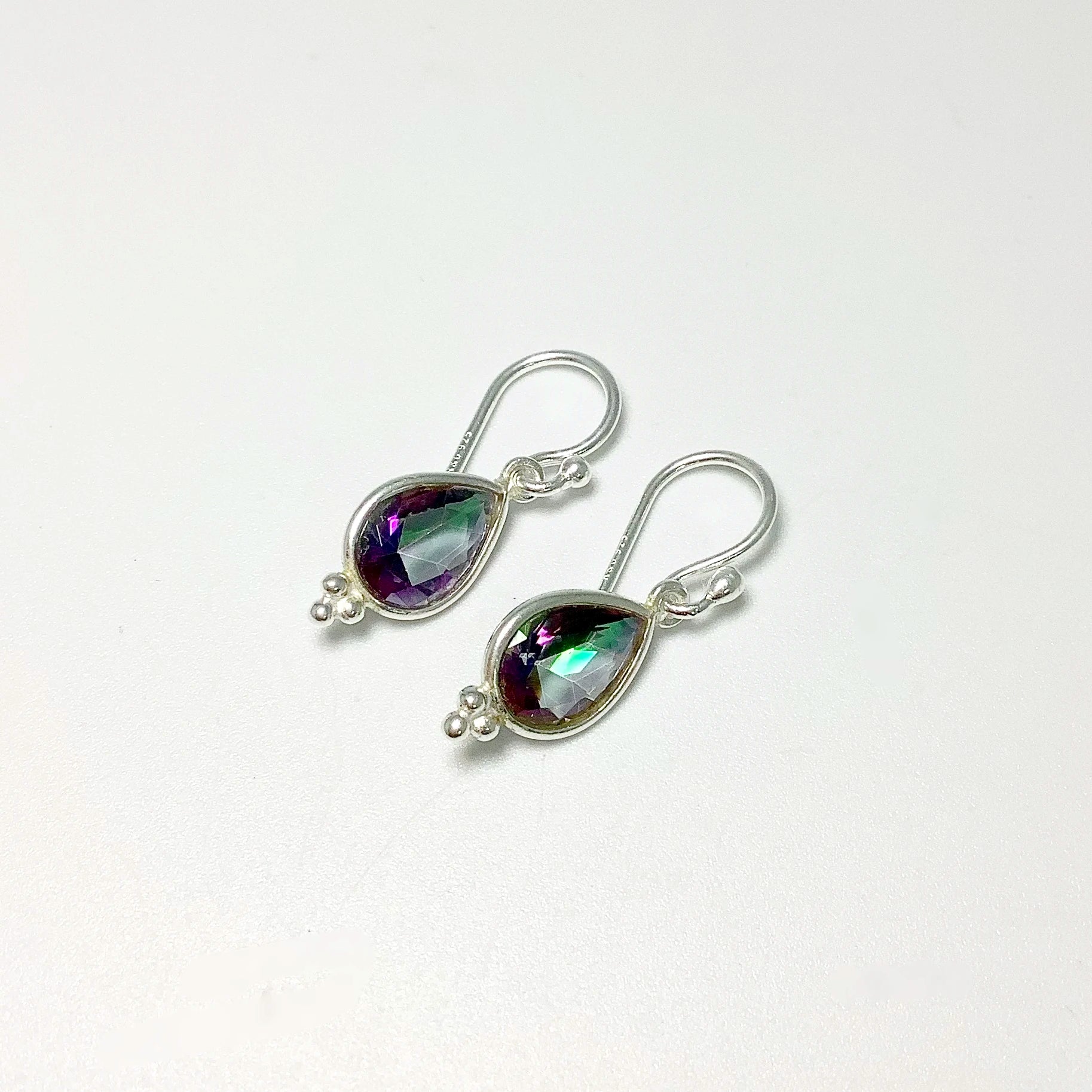 Mystic Topaz Dangle Earrings