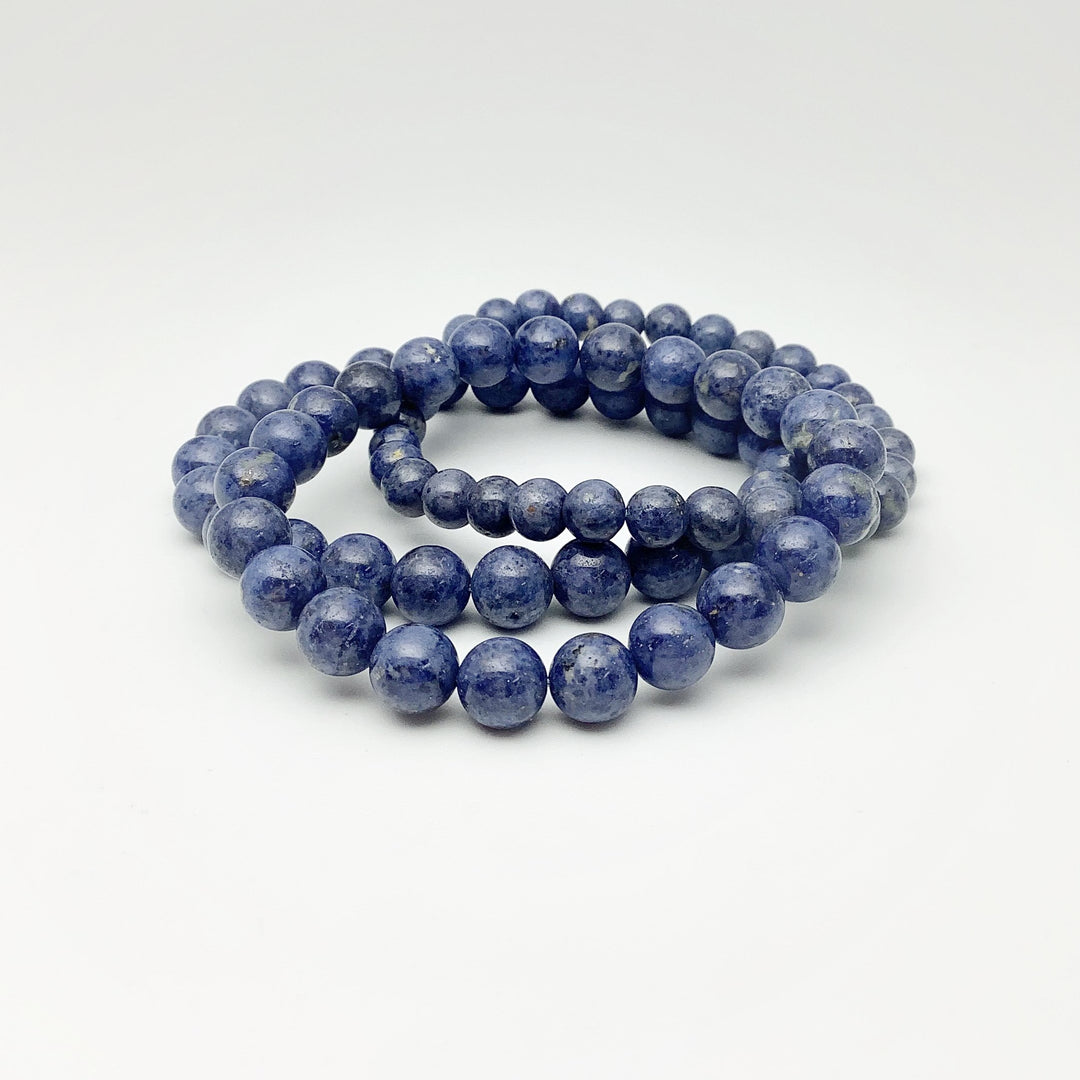 Dumortierite Beaded Bracelet