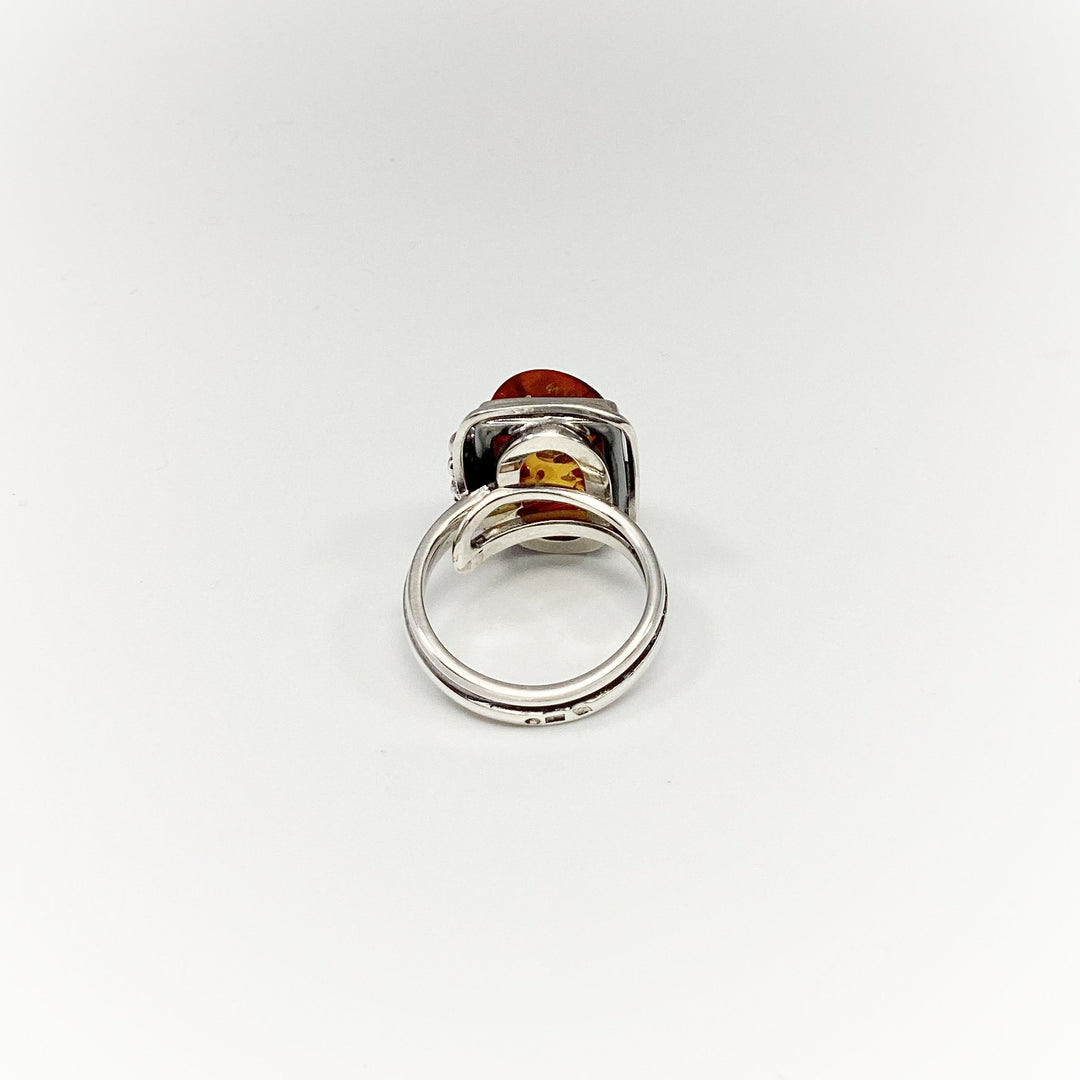 Cognac Amber Ring