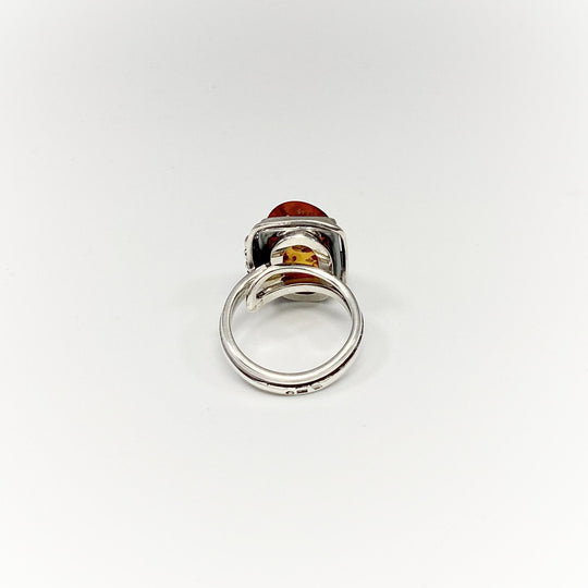 Cognac Amber Ring