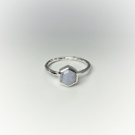 Blue Lace Agate Ring