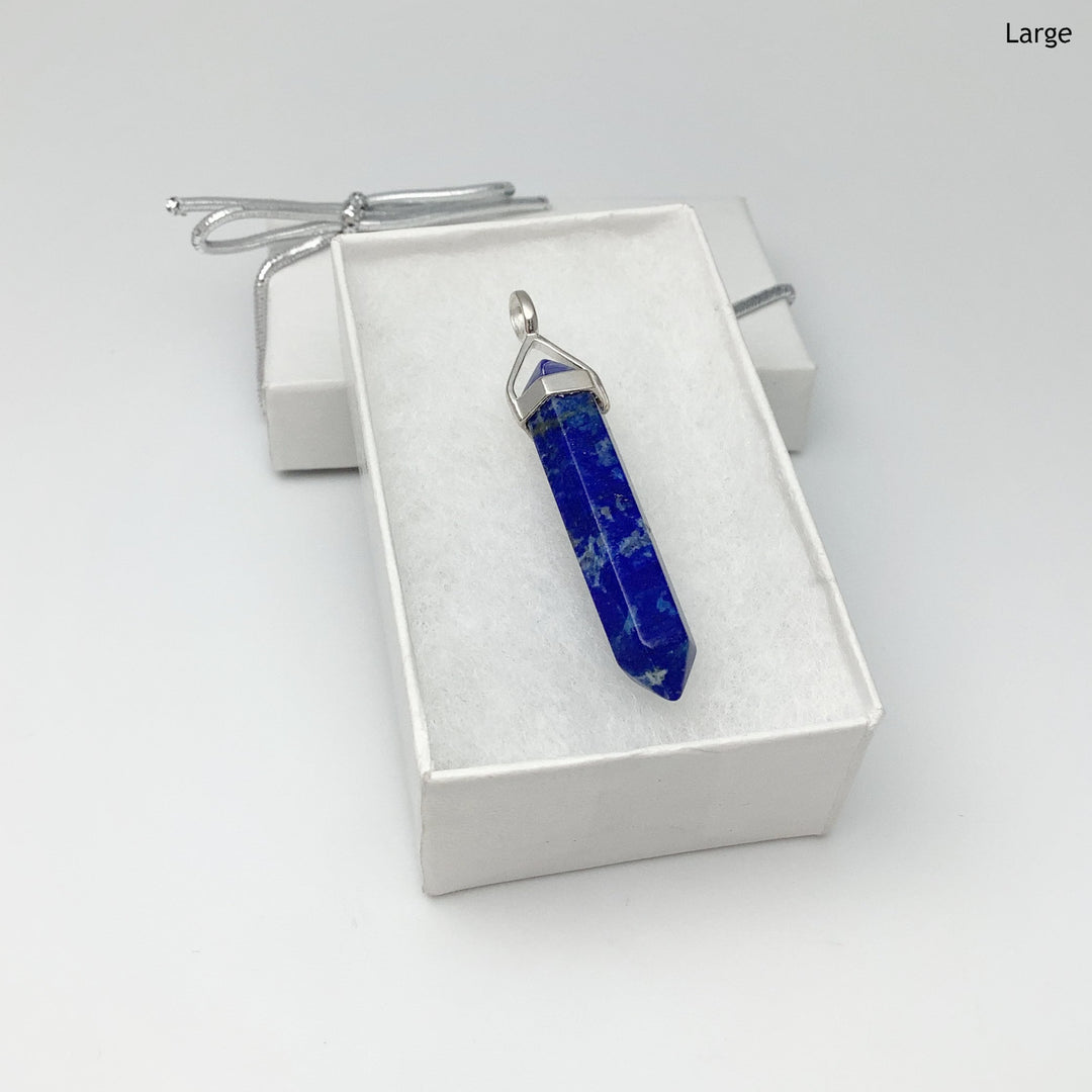 Lapis Lazuli Double Terminated Point Pendant