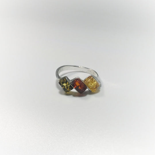 Mixed Amber Ring