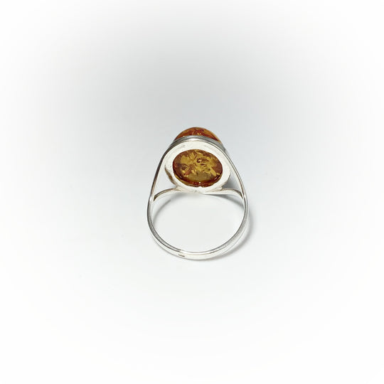 Cognac Amber Ring