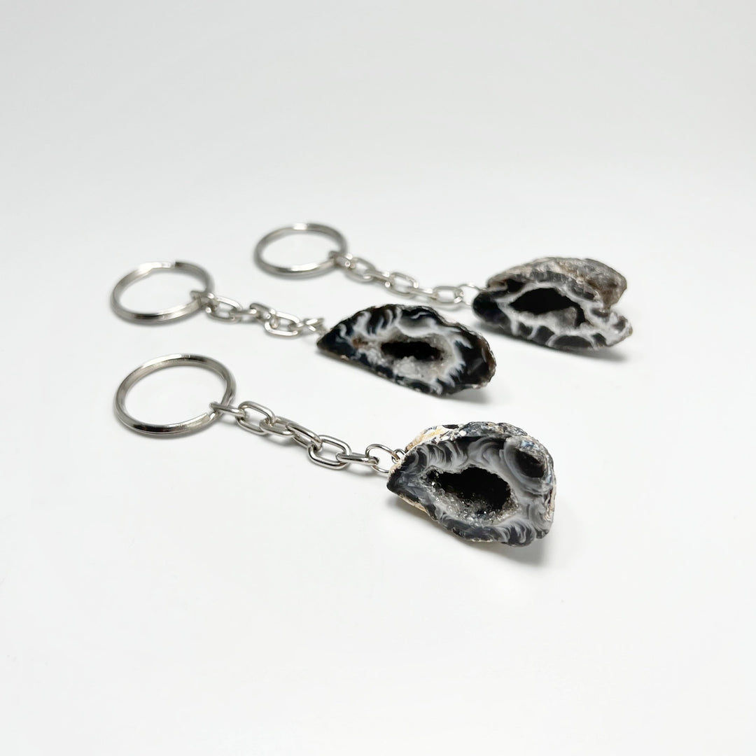 Geode Keychain