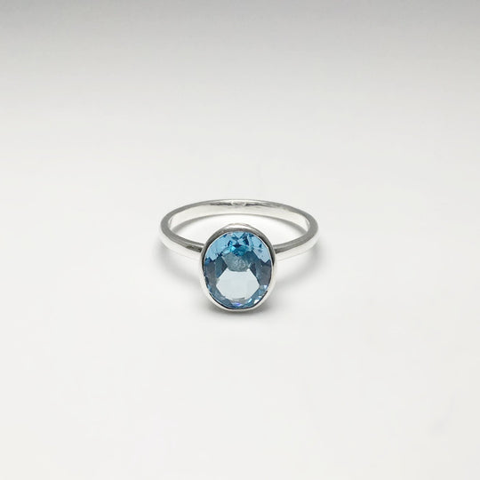 Blue Topaz Ring