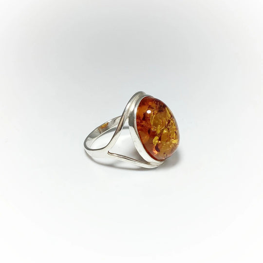 Cognac Amber Ring