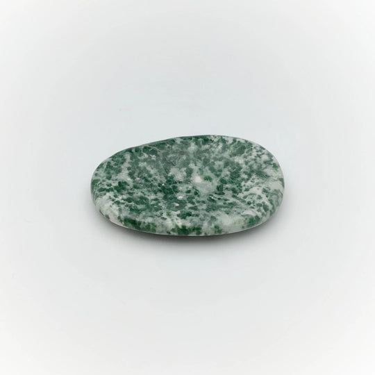 Worry Stone - Green Dot Jade